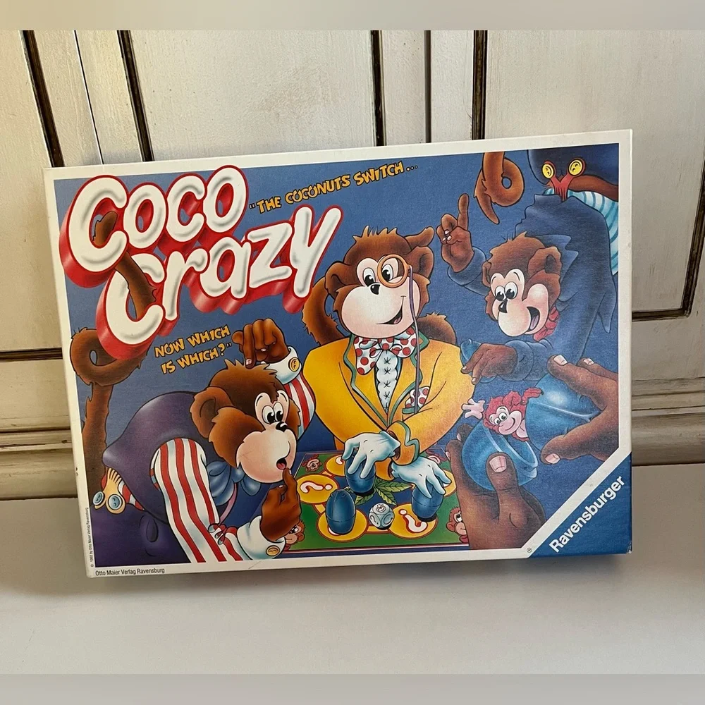 Vintage Ravensburger ‘92 Coco Crazy Board Game Memory Preschool Family  Night